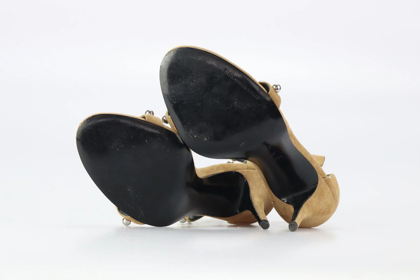 ALEXANDER WANG STUDDED SUEDE SANDALS EU 38 UK 5 US 8 - Image 5