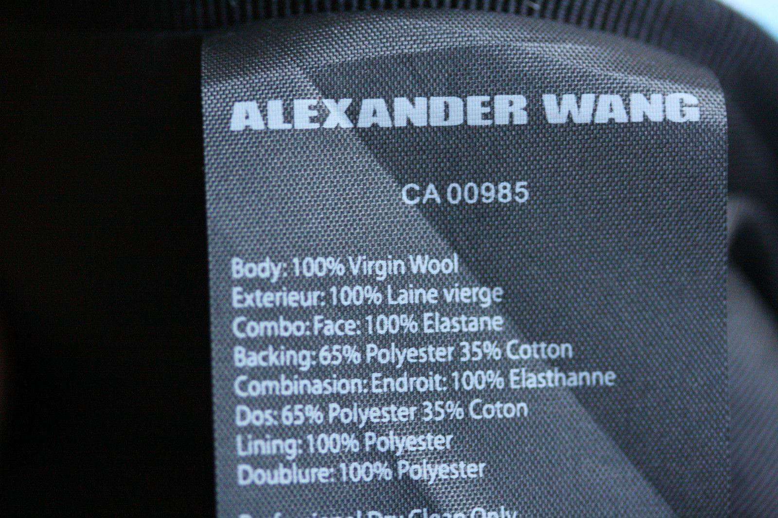 ALEXANDER WANG STUDDED WOOL A-LINE SKIRT US 4 UK 8 - Image 5