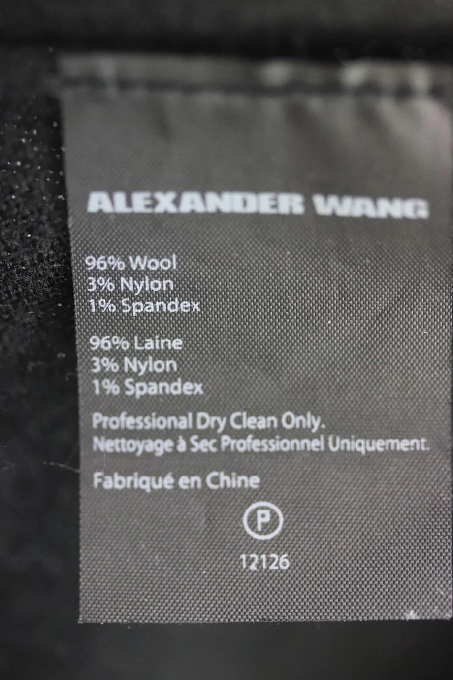 ALEXANDER WANG WOOL BLEND MINI DRESS SMALL - Image 6