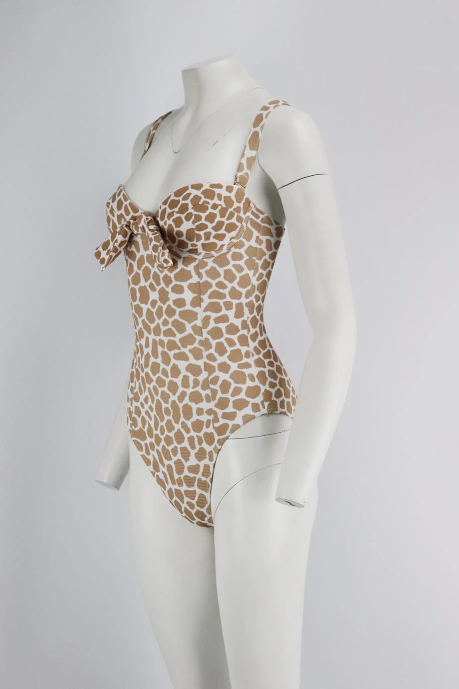 ALEXANDRA MIRO PRINTED STRETCH SWIMSUIT SMALL - Image 3
