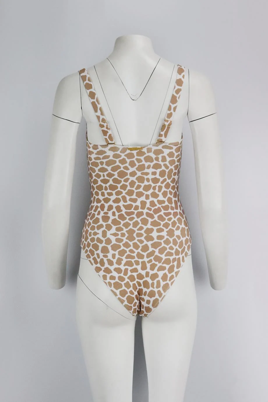 ALEXANDRA MIRO PRINTED STRETCH SWIMSUIT SMALL - Image 4