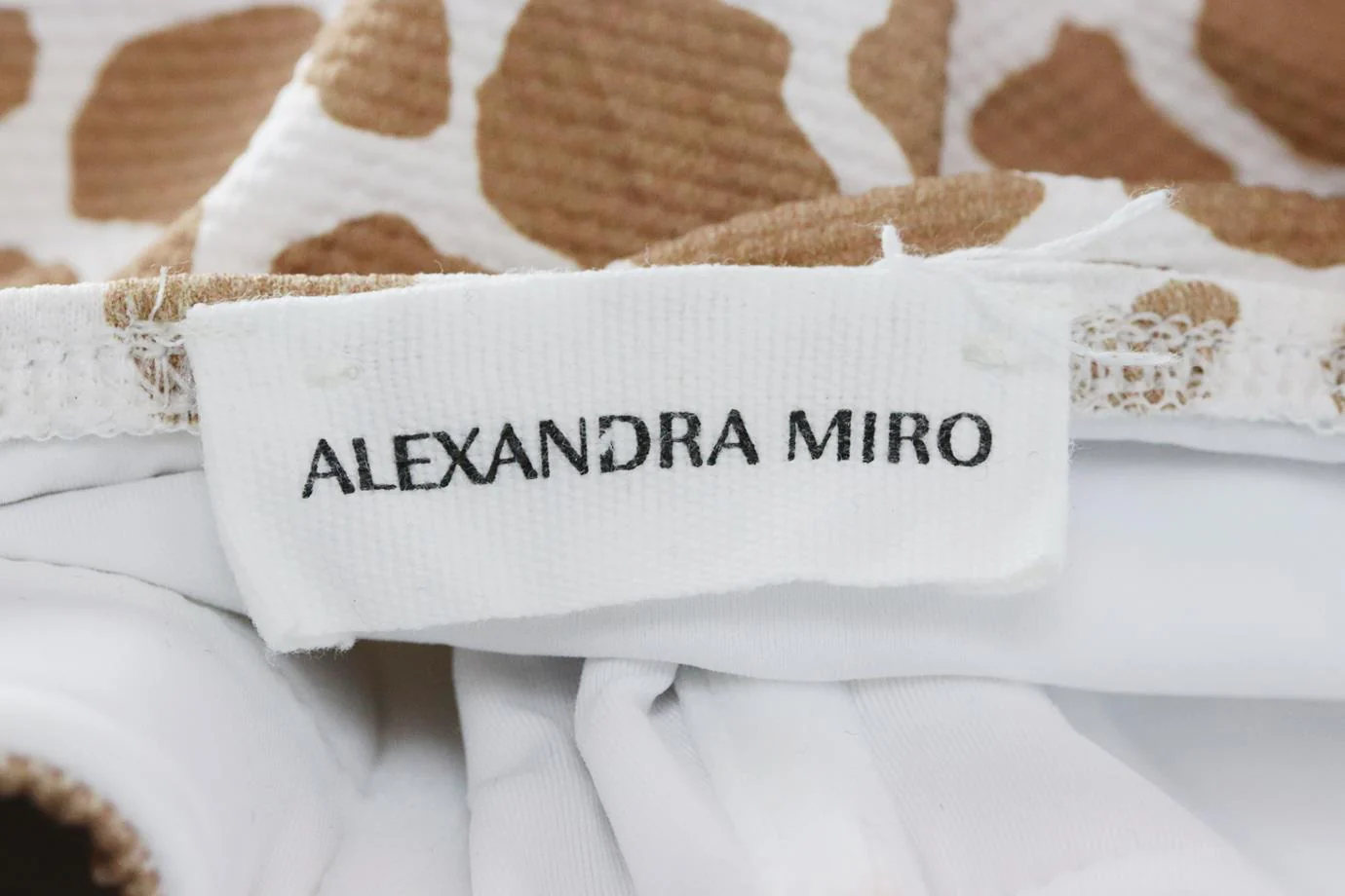 ALEXANDRA MIRO PRINTED STRETCH SWIMSUIT SMALL - Image 5