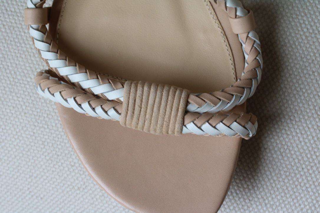 ALEXANDRE BIRMAN BRAIDED TWO TONE FLAT SANDALS EU 38 UK 5 - Image 7