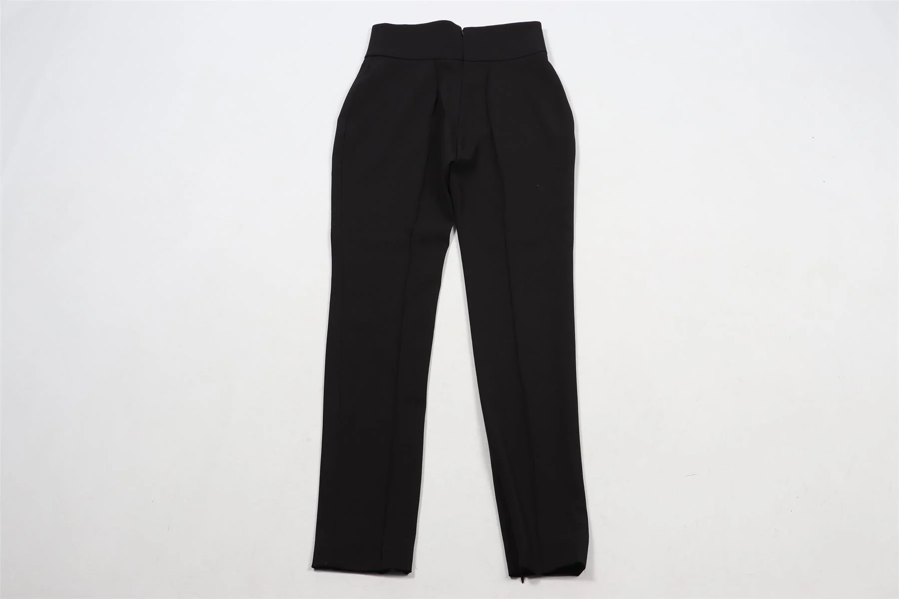 ALEXANDRE VAUTHIER BLACK WOOL BLEND SKINNY PANTS FR 36 UK 8 - Image 4