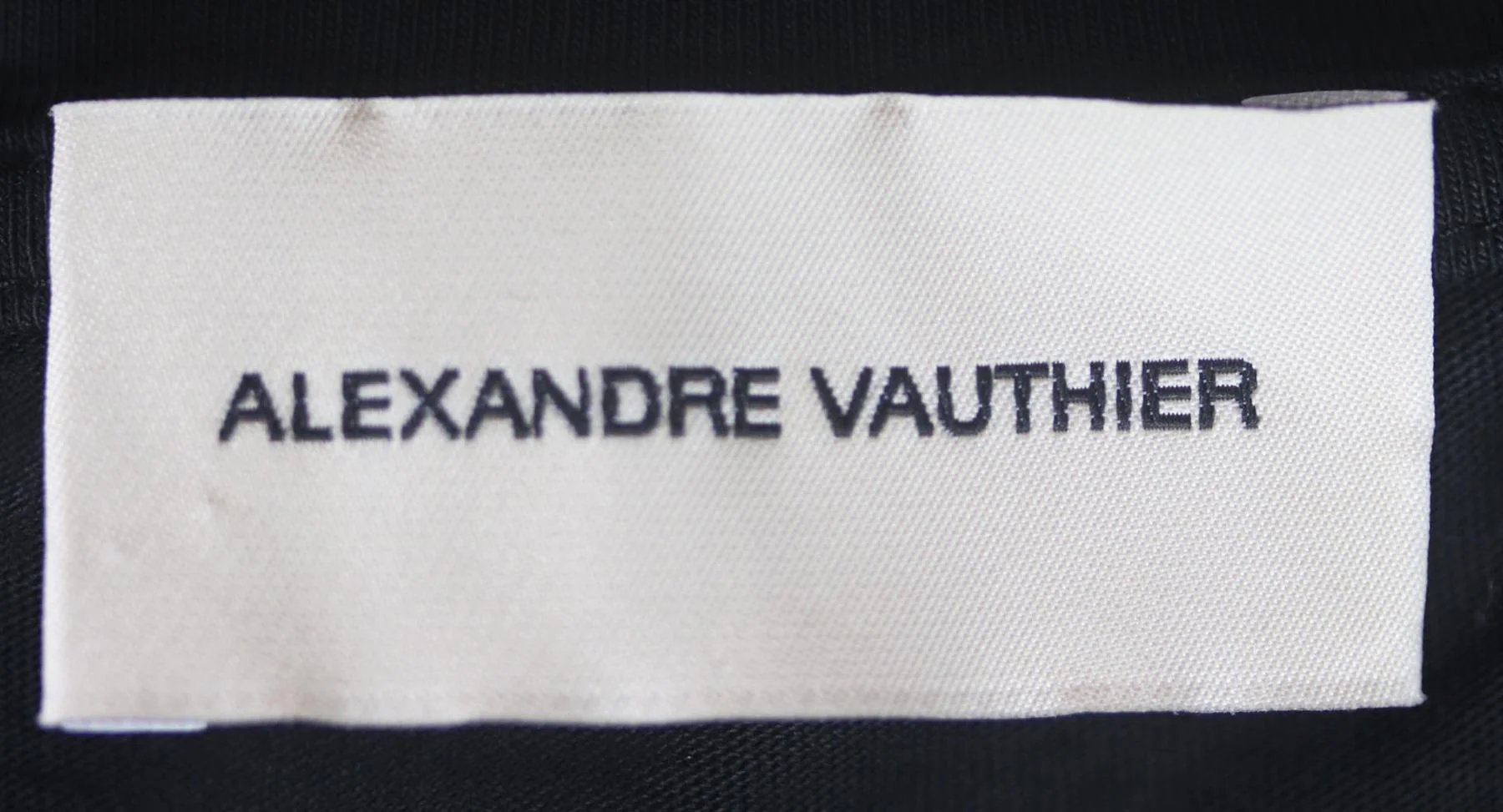 ALEXANDRE VAUTHIER CROPPED COTTON JERSEY T-SHIRT SMALL - Image 5