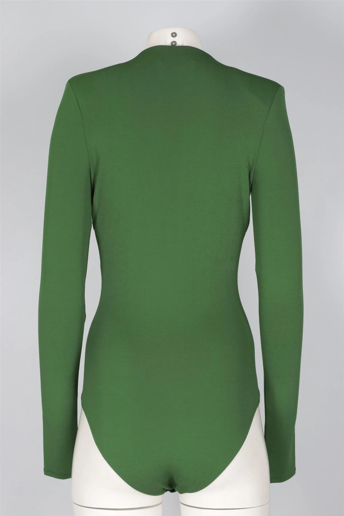 ALEXANDRE VAUTHIER GREEN JERSEY BODYSUIT FR 38 UK 10 - Image 4