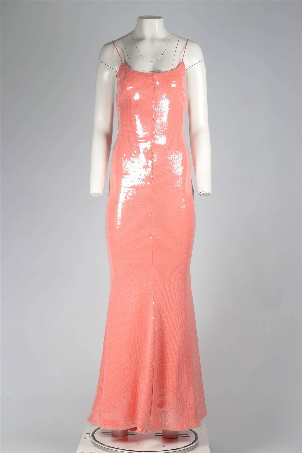 ALEXANDRE VAUTHIER PINK SEQUIN MAXI DRESS FR 36 UK 8 - Image 2