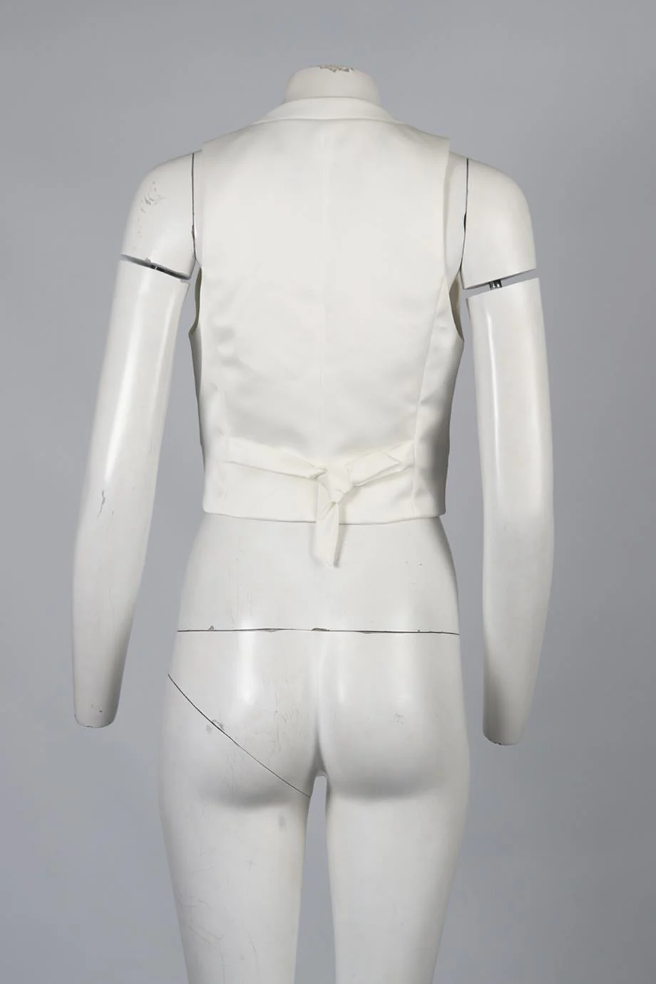 ALEXANDRE VAUTHIER TWILL WAISTCOAT FR 36 UK 8 - Image 4
