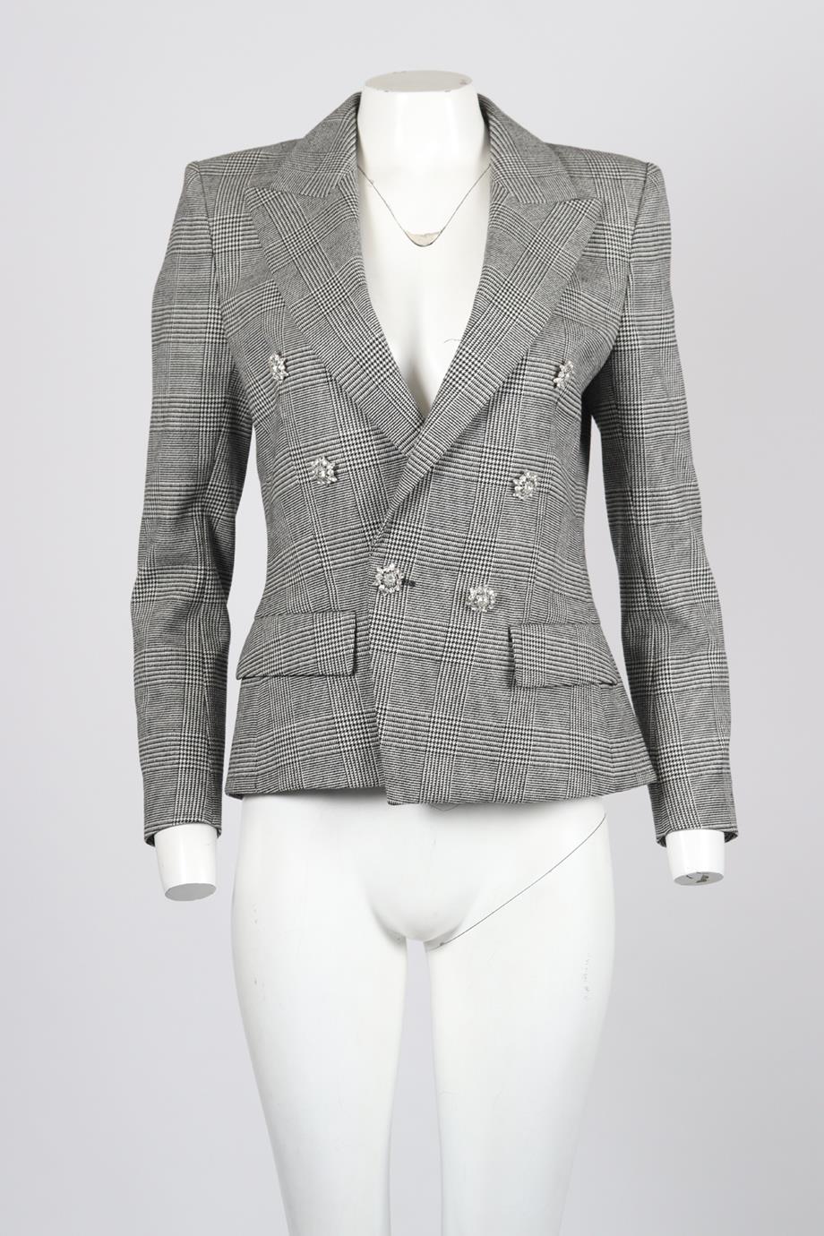 ALEXANDRE VAUTHIER WOOL BLEND BLAZER FR 40 UK 12 - Image 2