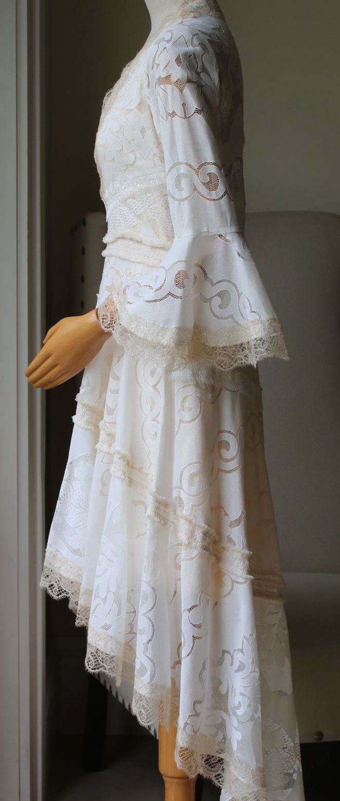 ALEXIS ASH LACE HIGH LOW DRESS MEDIUM - Image 8