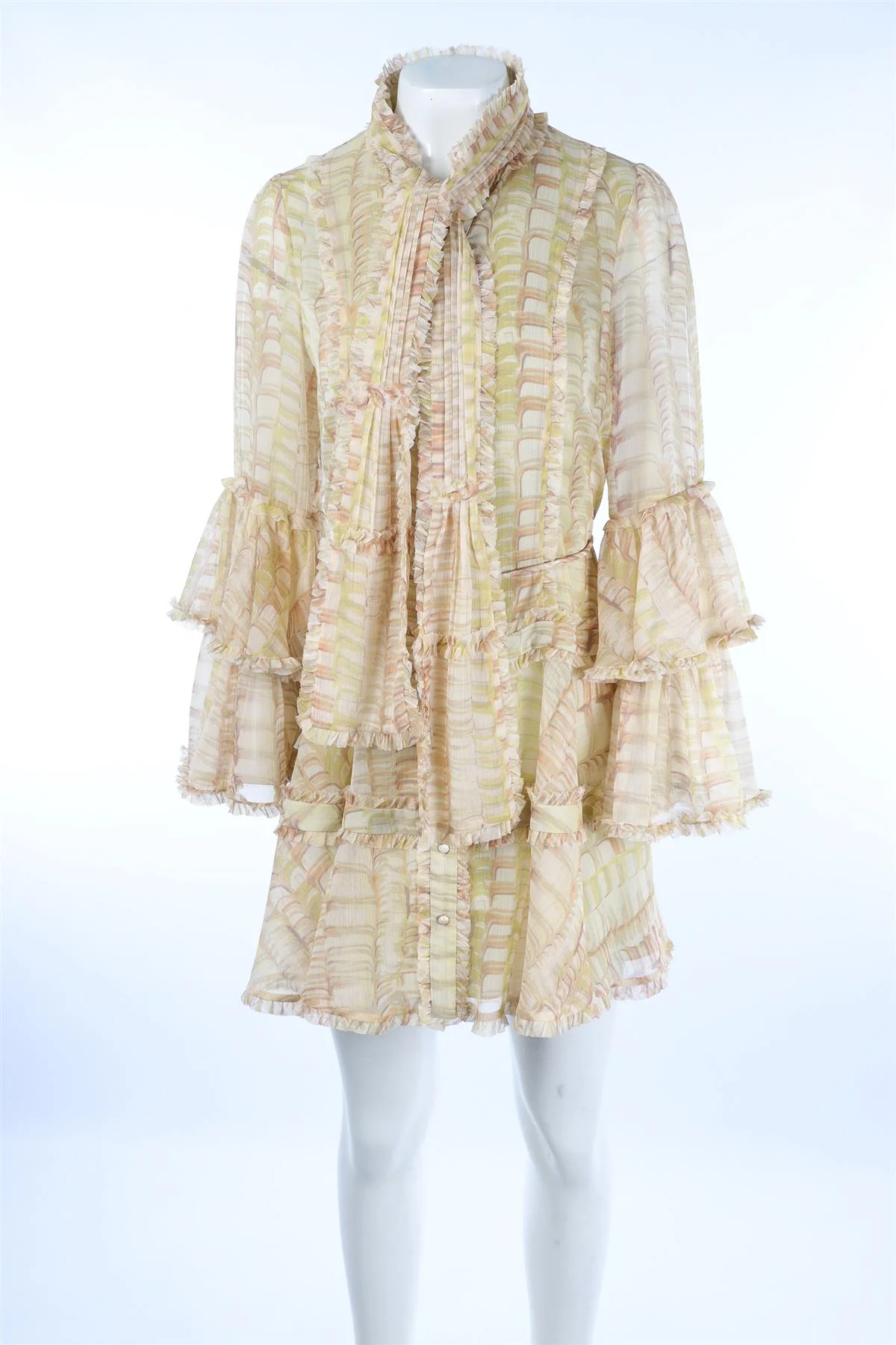 ALEXIS MULTI CHIFFON MINI DRESS MEDIUM - Image 2