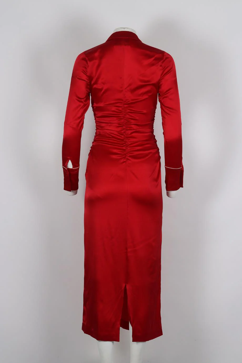 ALEXIS SILK BLEND MAXI DRESS SMALL - Image 4