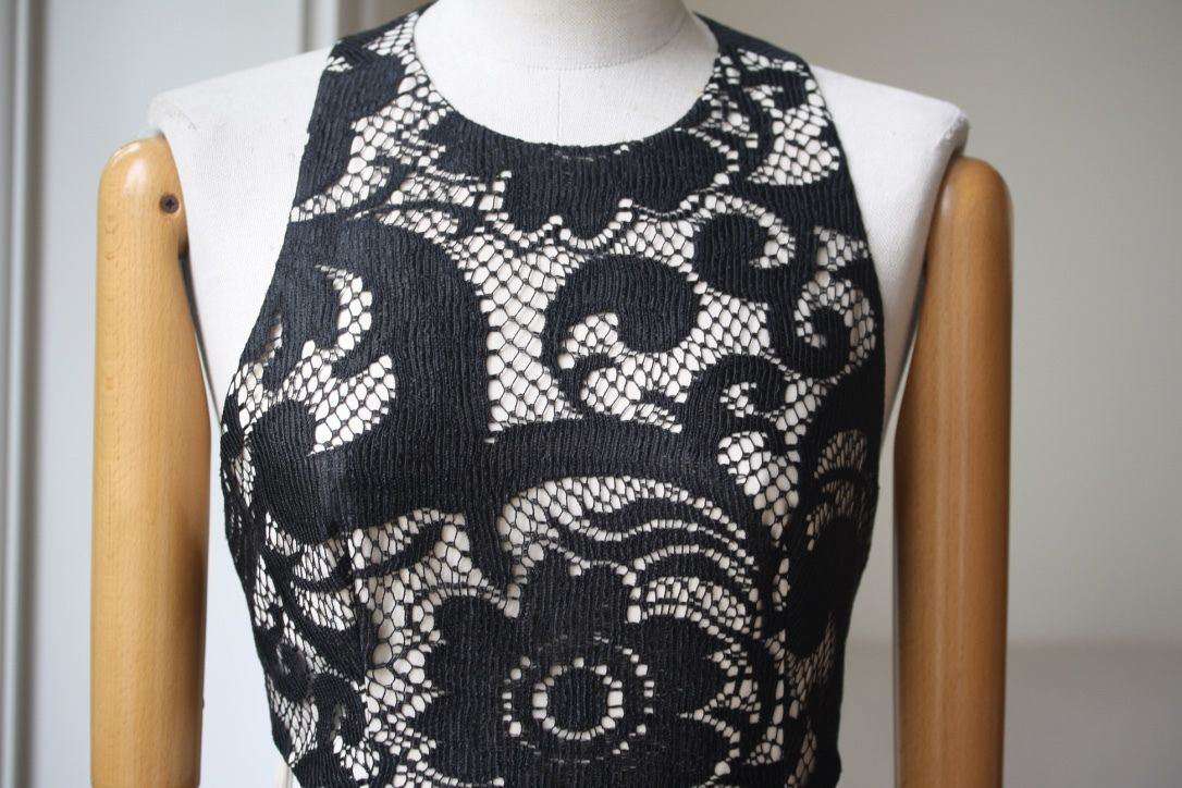 ALICE AND OLIVIA ADEL LACE DRESS US 4 UK 8 - Image 7