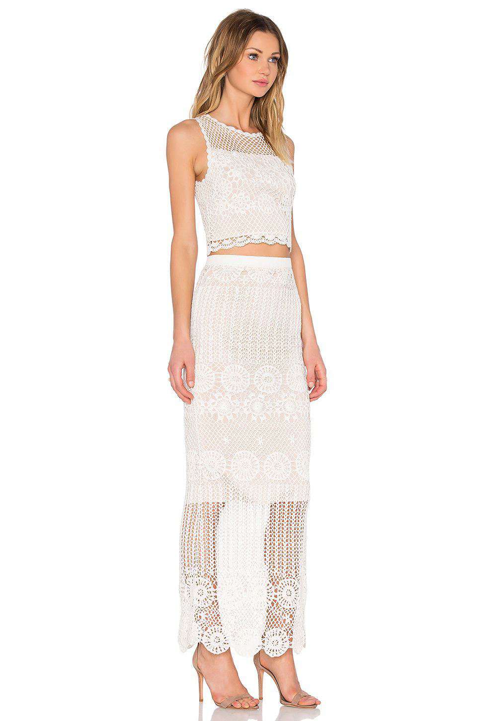 ALICE AND OLIVIA CROCHET CROP TOP SMALL - Image 4