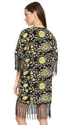 ALICE AND OLIVIA ONELLA EMBROIDERED KIMONO XS/SMALL - Image 4