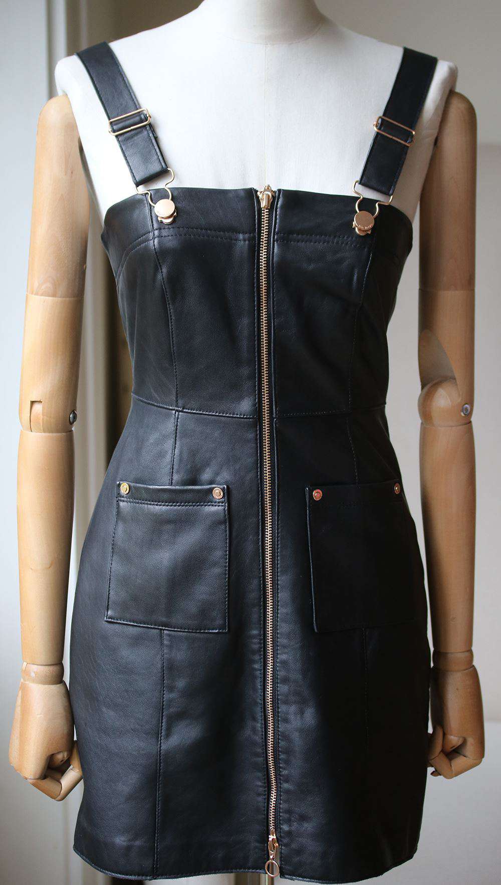 ALICE MCCALL CHERRY ON BABY LEATHER DRESS UK 6 - Image 3