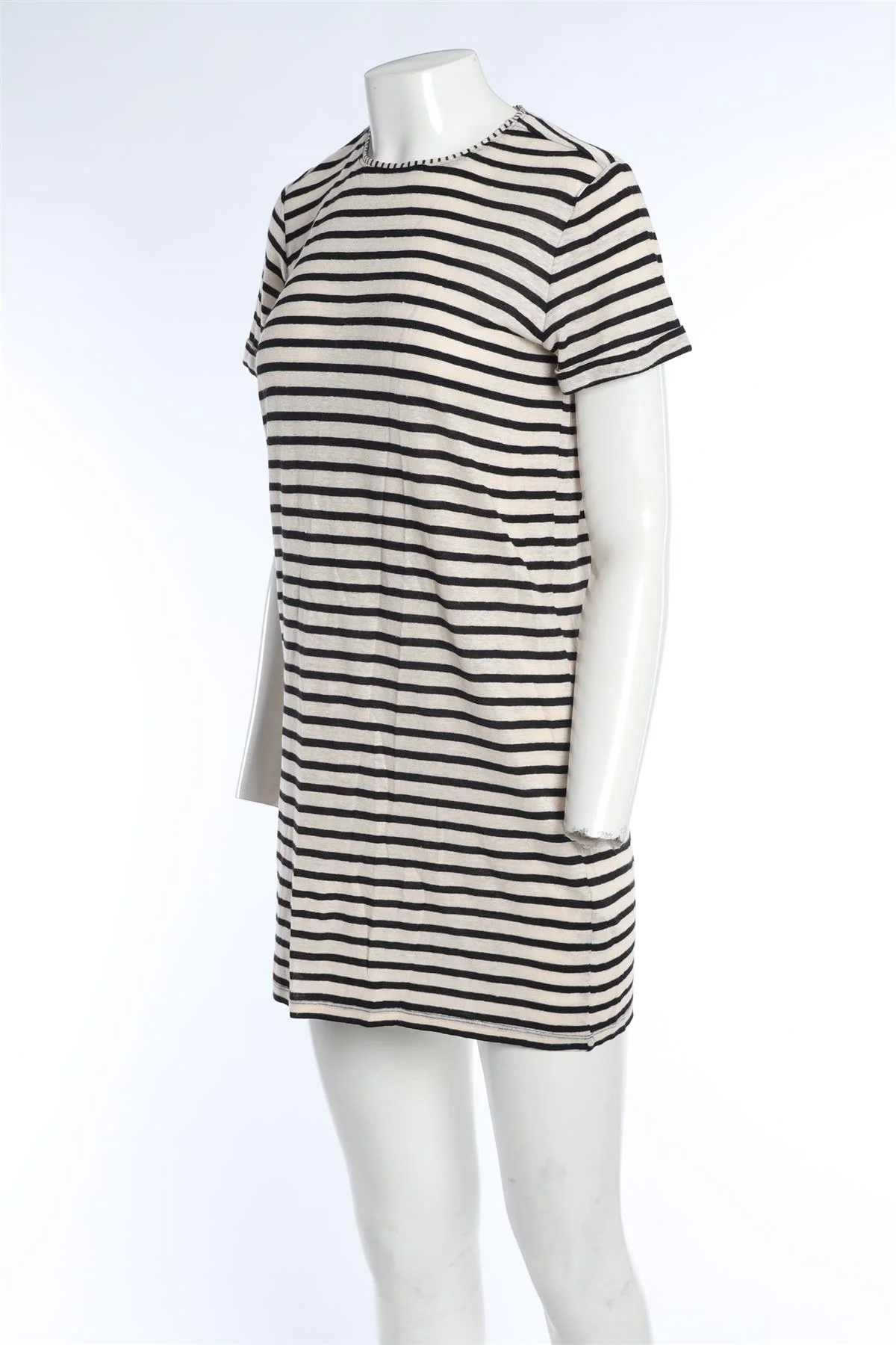 ALICE + OLIVIA CREAM LINEN MINI DRESS XSMALL - Image 3