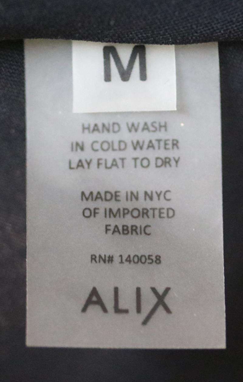 ALIX IRVING STRETCH JERSEY BODYSUIT MEDIUM - Image 5