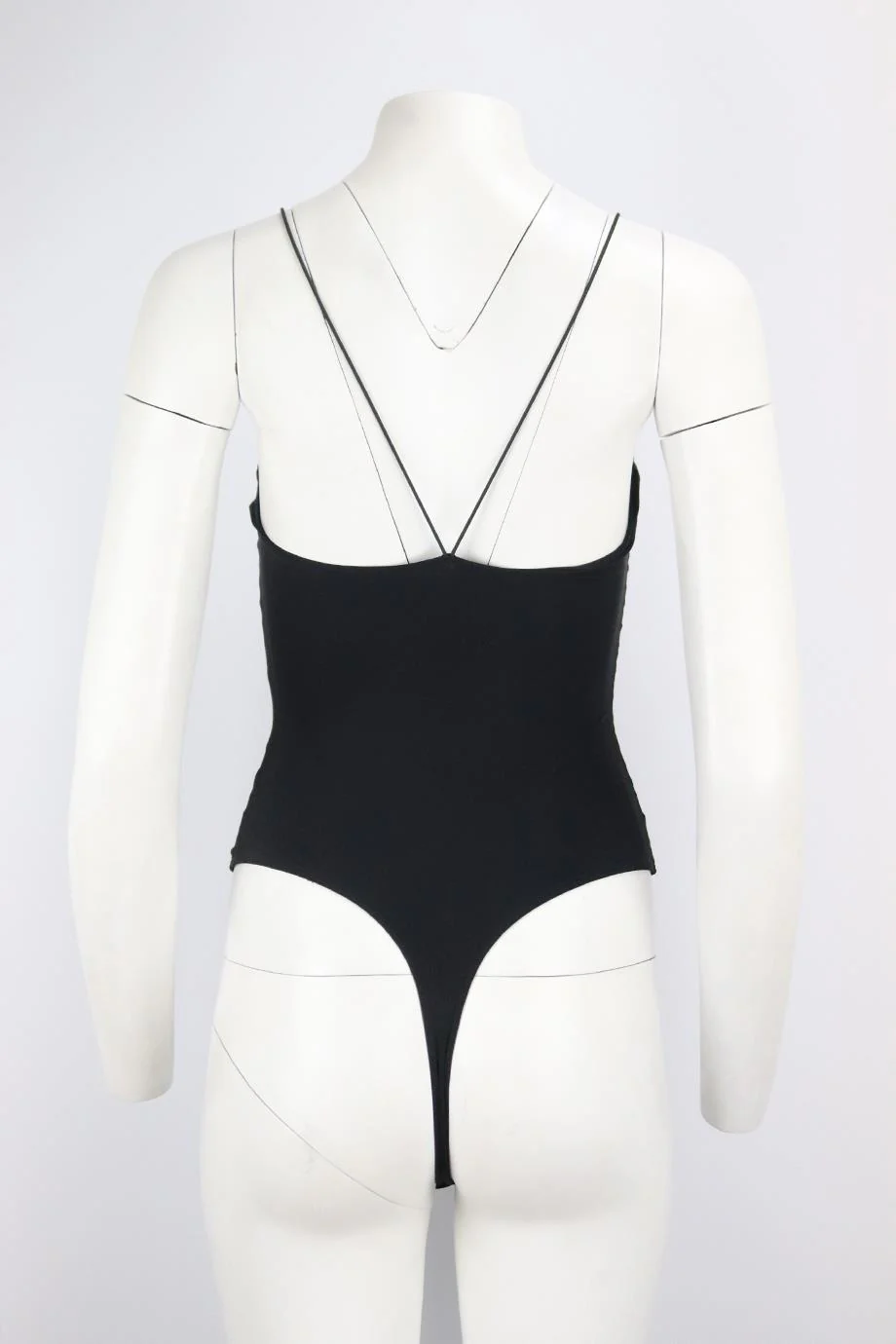 ALIX STRETCH JERSEY THONG BODYSUIT SMALL - Image 4