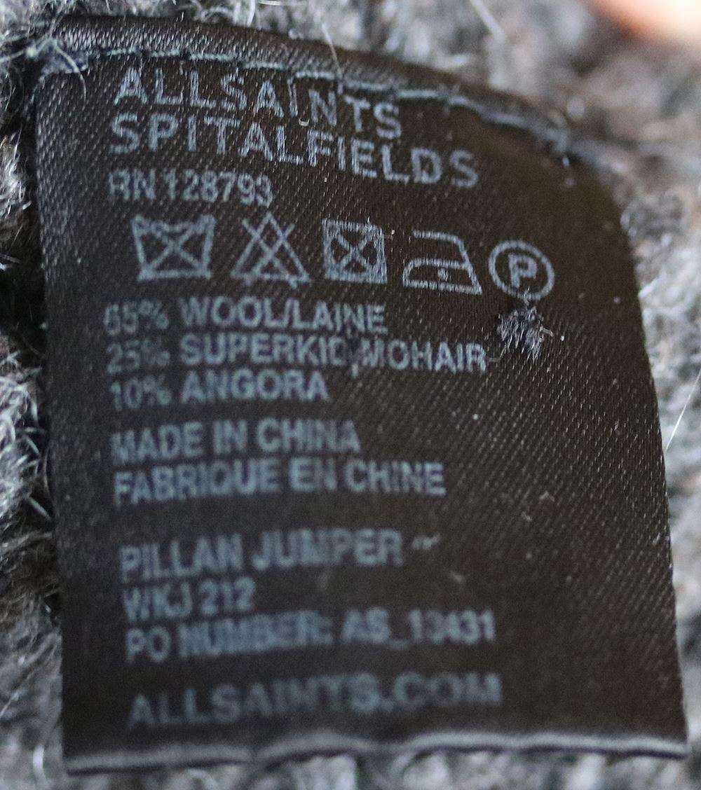 ALL SAINTS OVERSIZED KNIT SWEATER UK 12 - Image 5