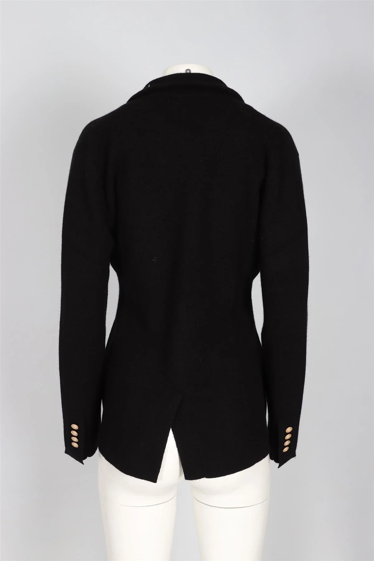 ALLUDE BLACK WOOL BLAZER SMALL - Image 4