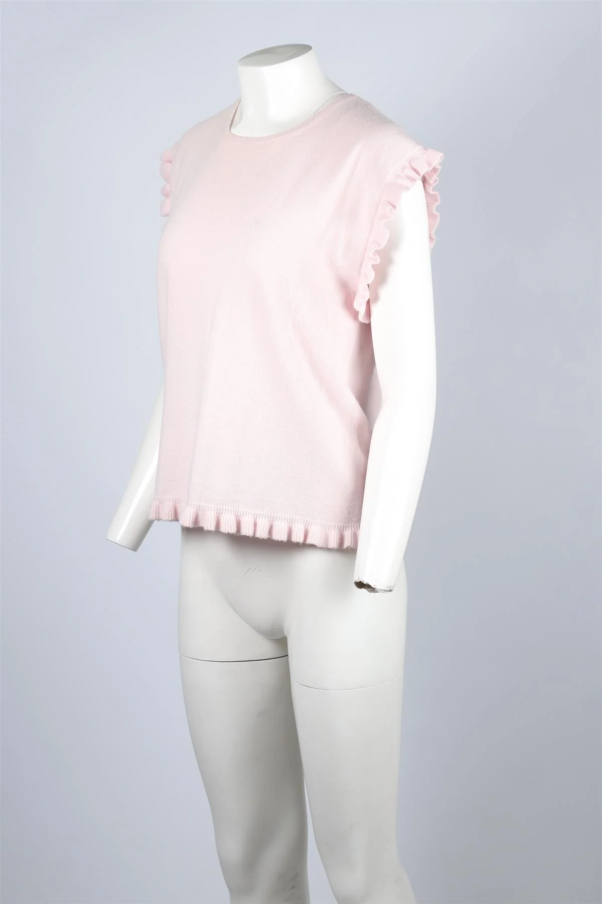 Allude Pink Cashmere Top XLARGE - Image 3