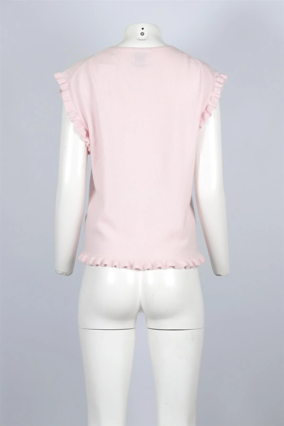 Allude Pink Cashmere Top XLARGE - Image 4
