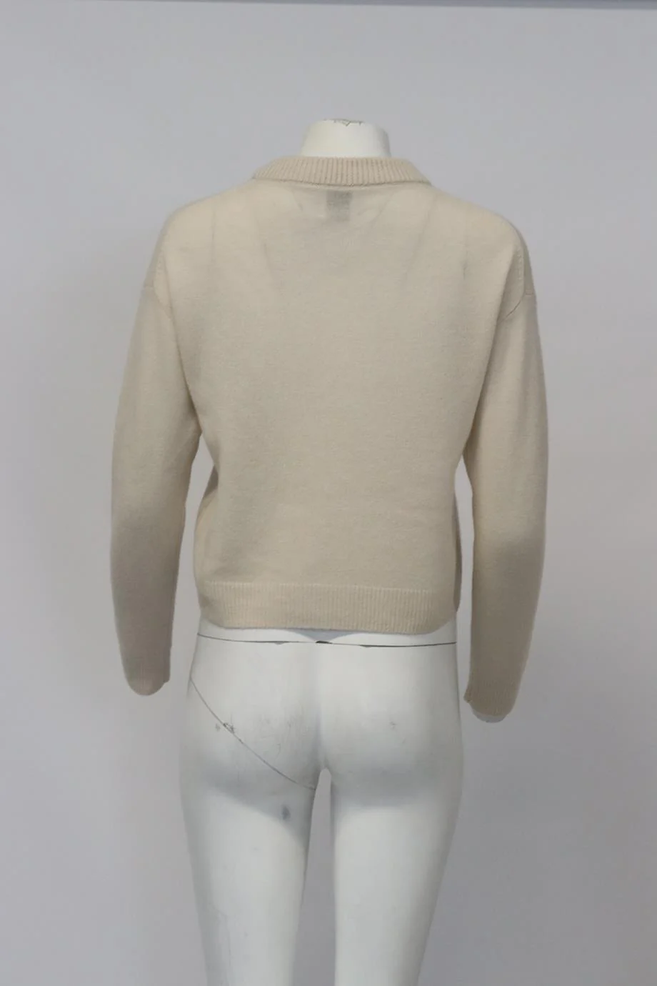 ALLUDE WOOL AND CASHMERE BLEND SWEATER SMALL - Image 4