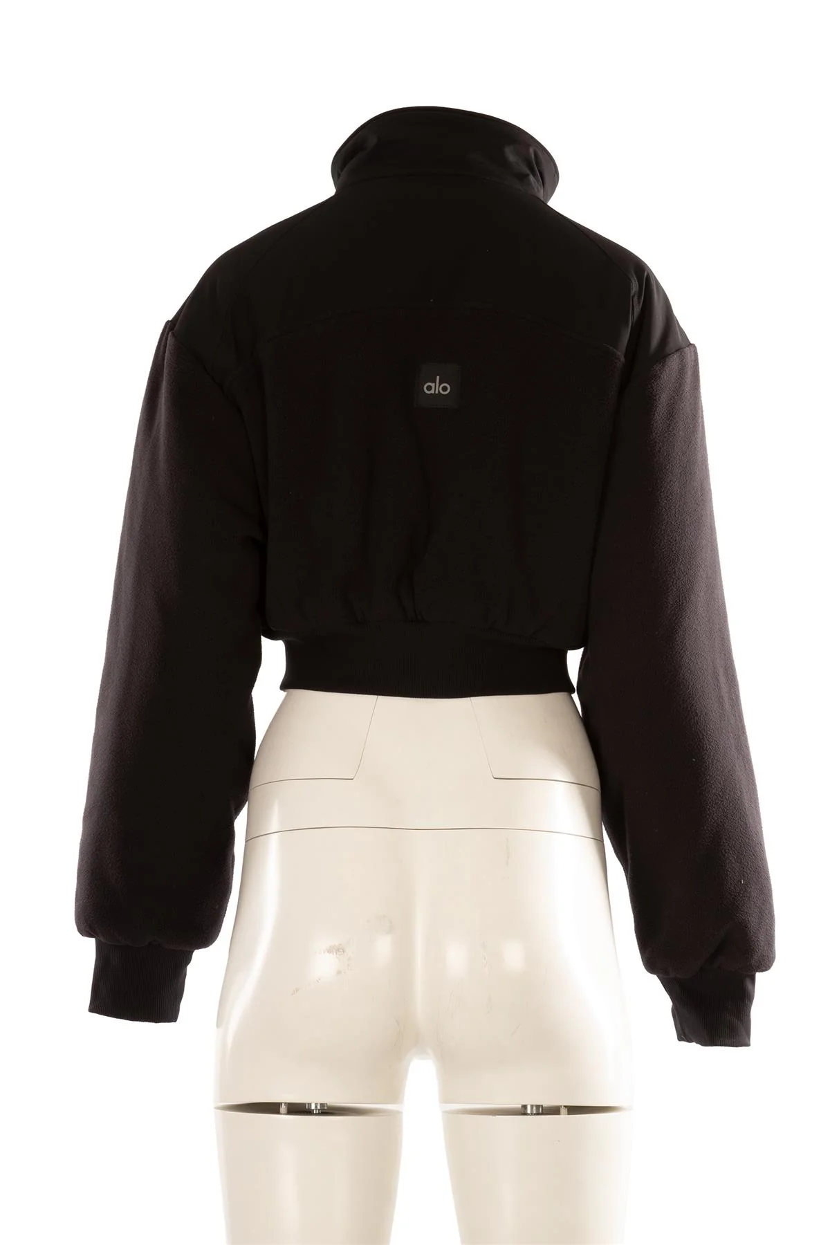 ALO YOGA BLACK FLEECE JACKET MEDIUM - Image 4