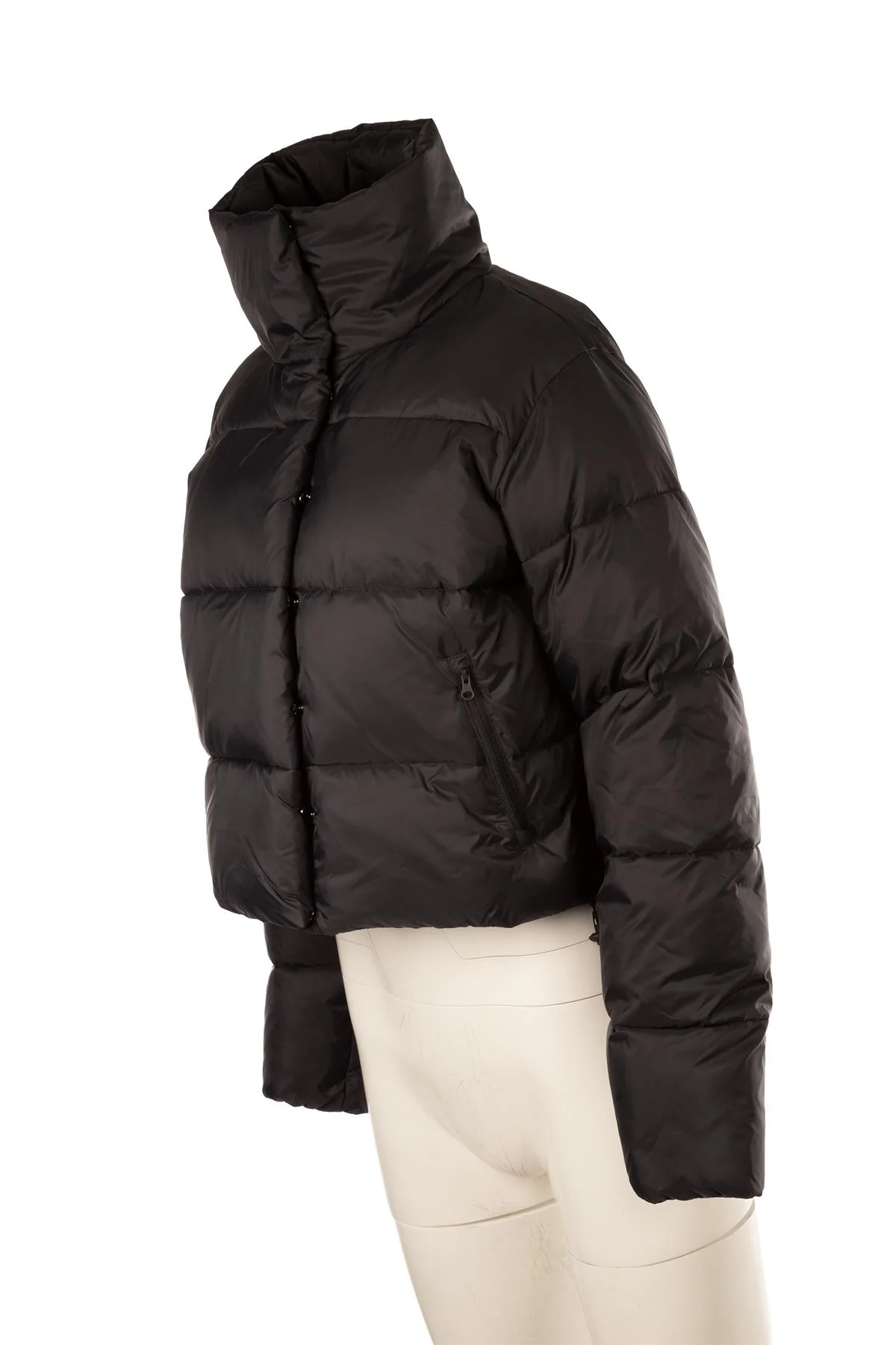 ALO YOGA BLACK PADDED SHELL JACKET SMALL - Image 2