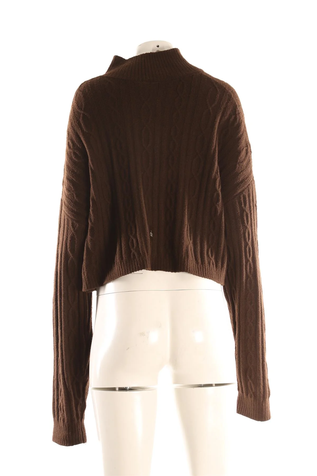 ALO YOGA BROWN WOOL SWEATER LARGE - Image 4