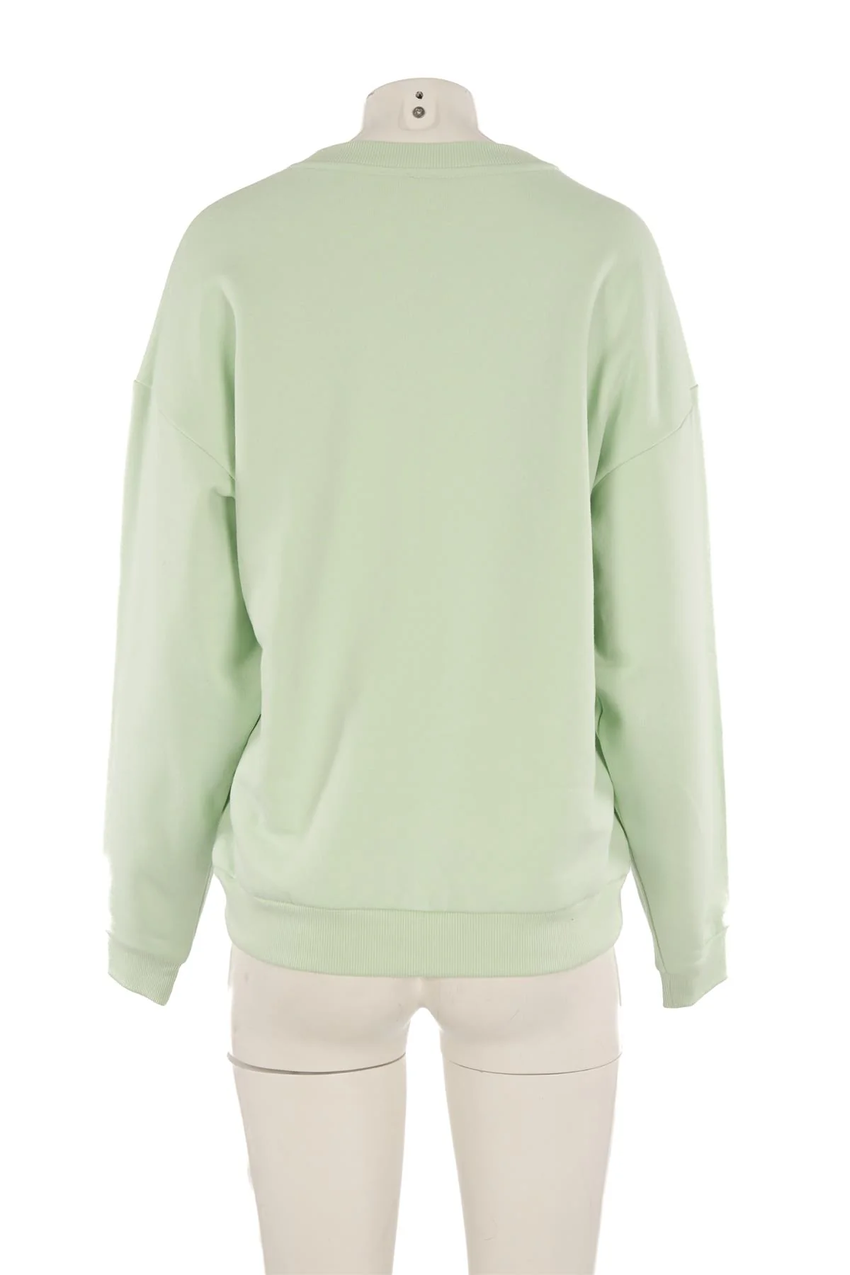 ALO YOGA GREEN COTTON SWEATSHIRT MEDIUM - Image 4