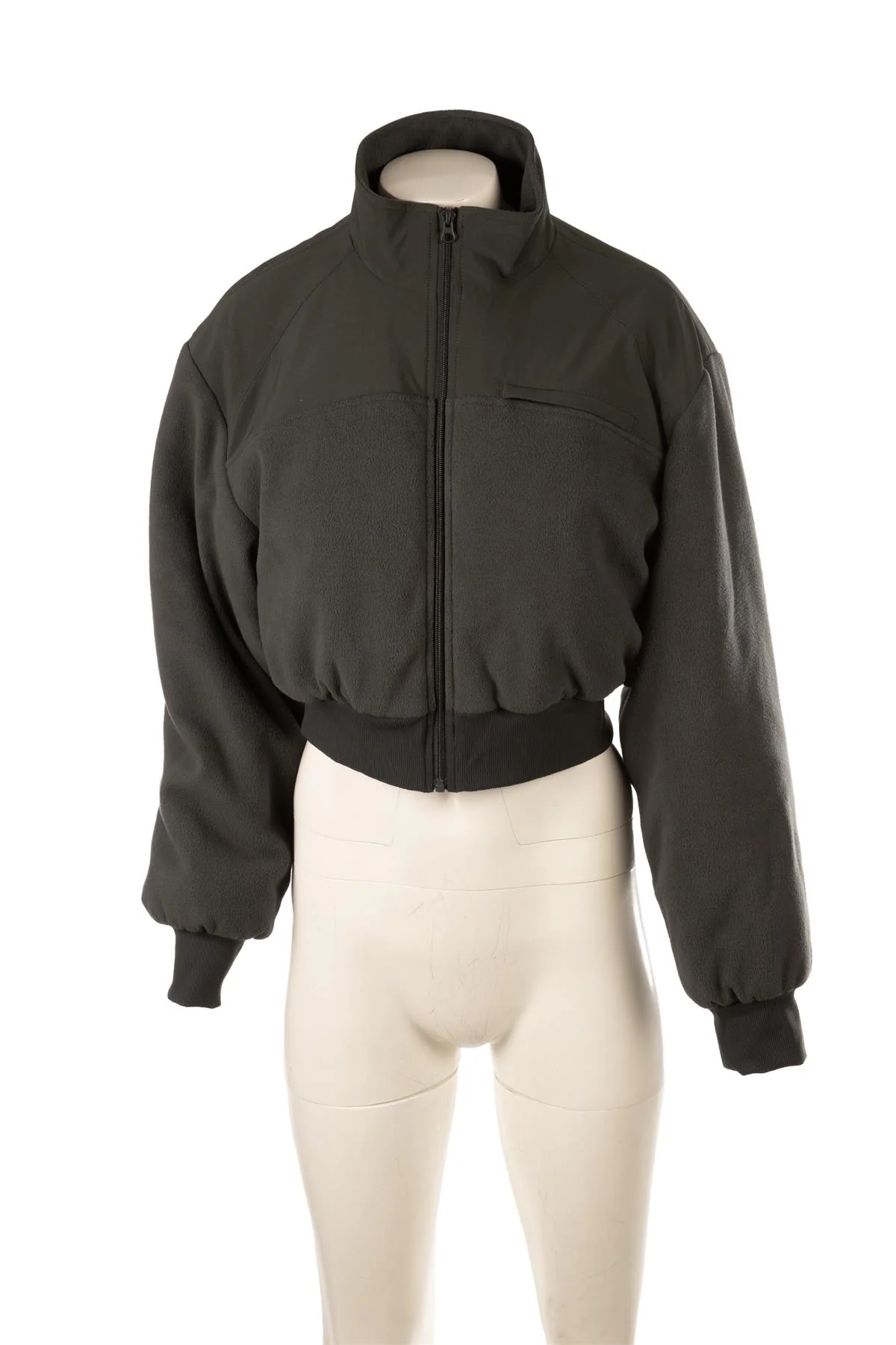 ALO YOGA GREEN FLEECE JACKET MEDIUM - Image 2