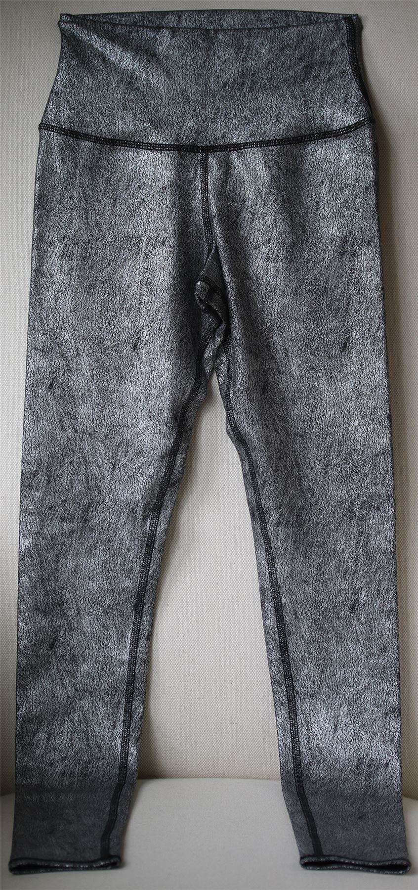 ALO YOGA HIGH-WAISTED AIRBRUSH METALLIC LEGGINGS XSMALL - Image 3