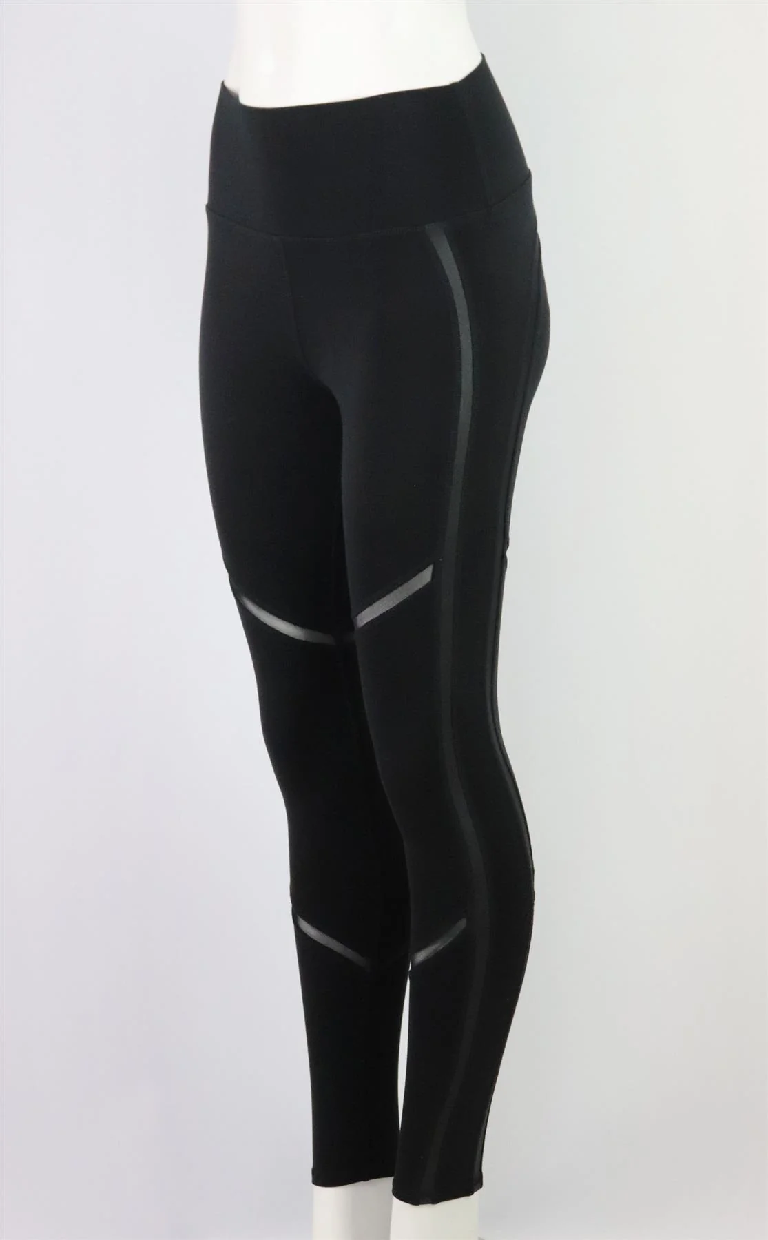 ALO YOGA MESH PANELLED HIGH RISE STRETCH LEGGINGS SMALL - Image 3