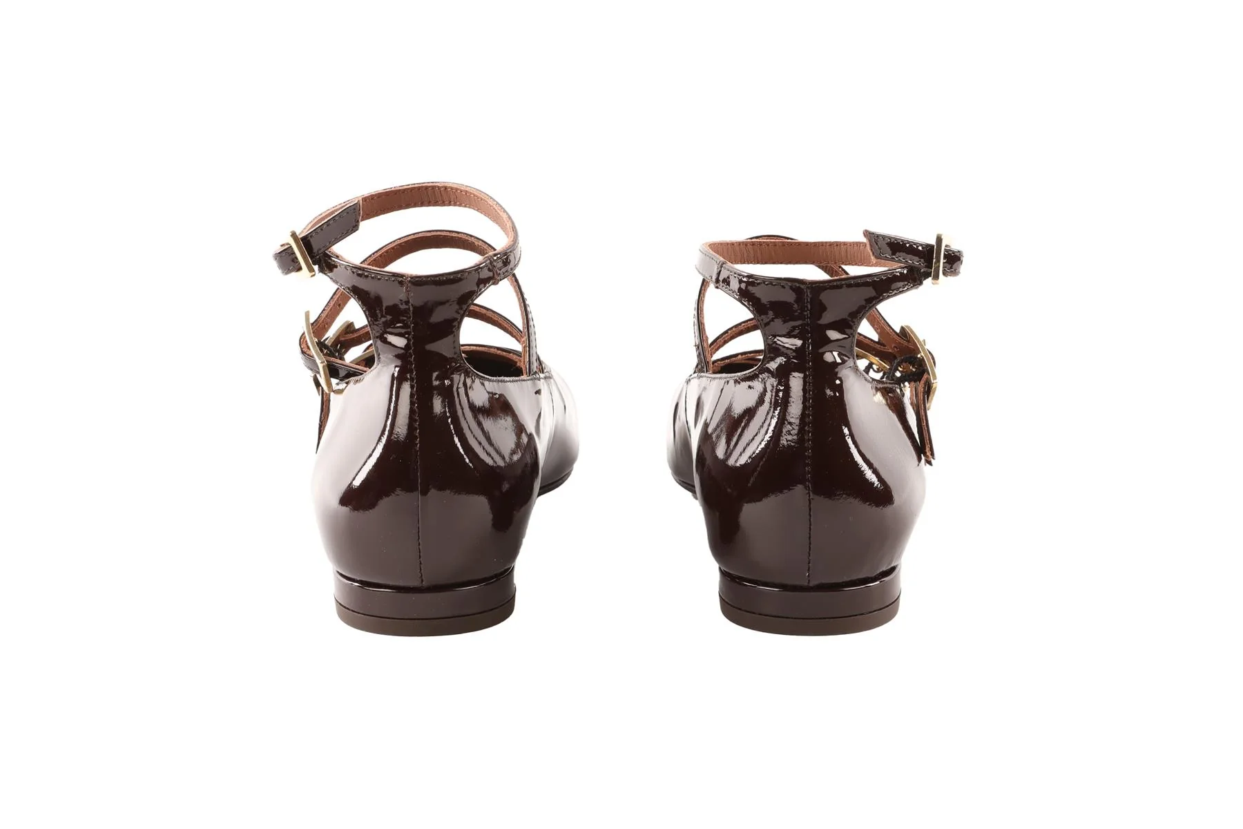 ALOHAS BROWN LEATHER BALLET FLATS EU 39 UK 6 US 9 - Image 5