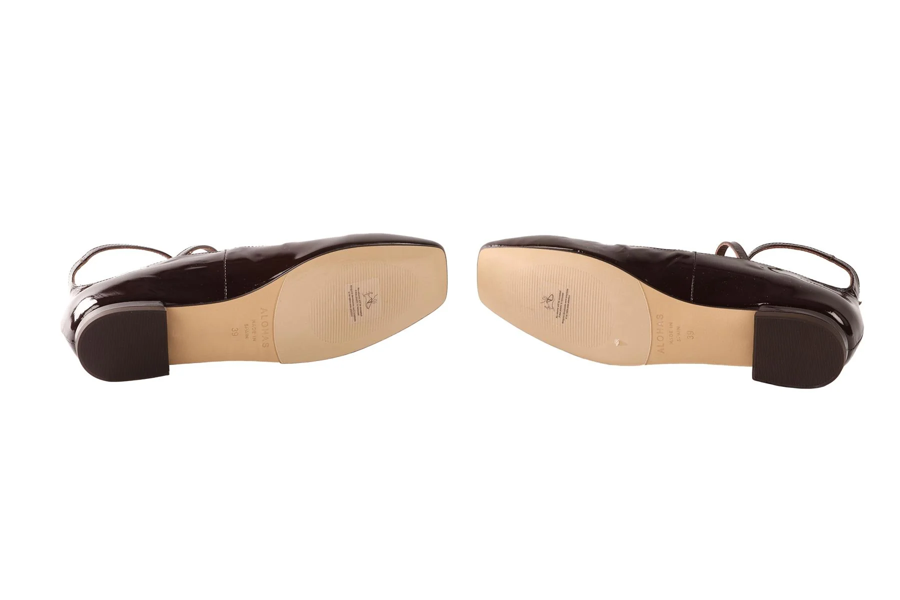 ALOHAS BROWN LEATHER BALLET FLATS EU 39 UK 6 US 9 - Image 6