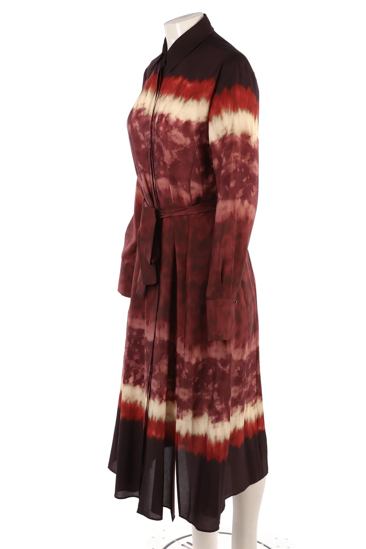 ALTUZARRA BROWN CREPE MAXI DRESS FR 40 UK 12 - Image 3