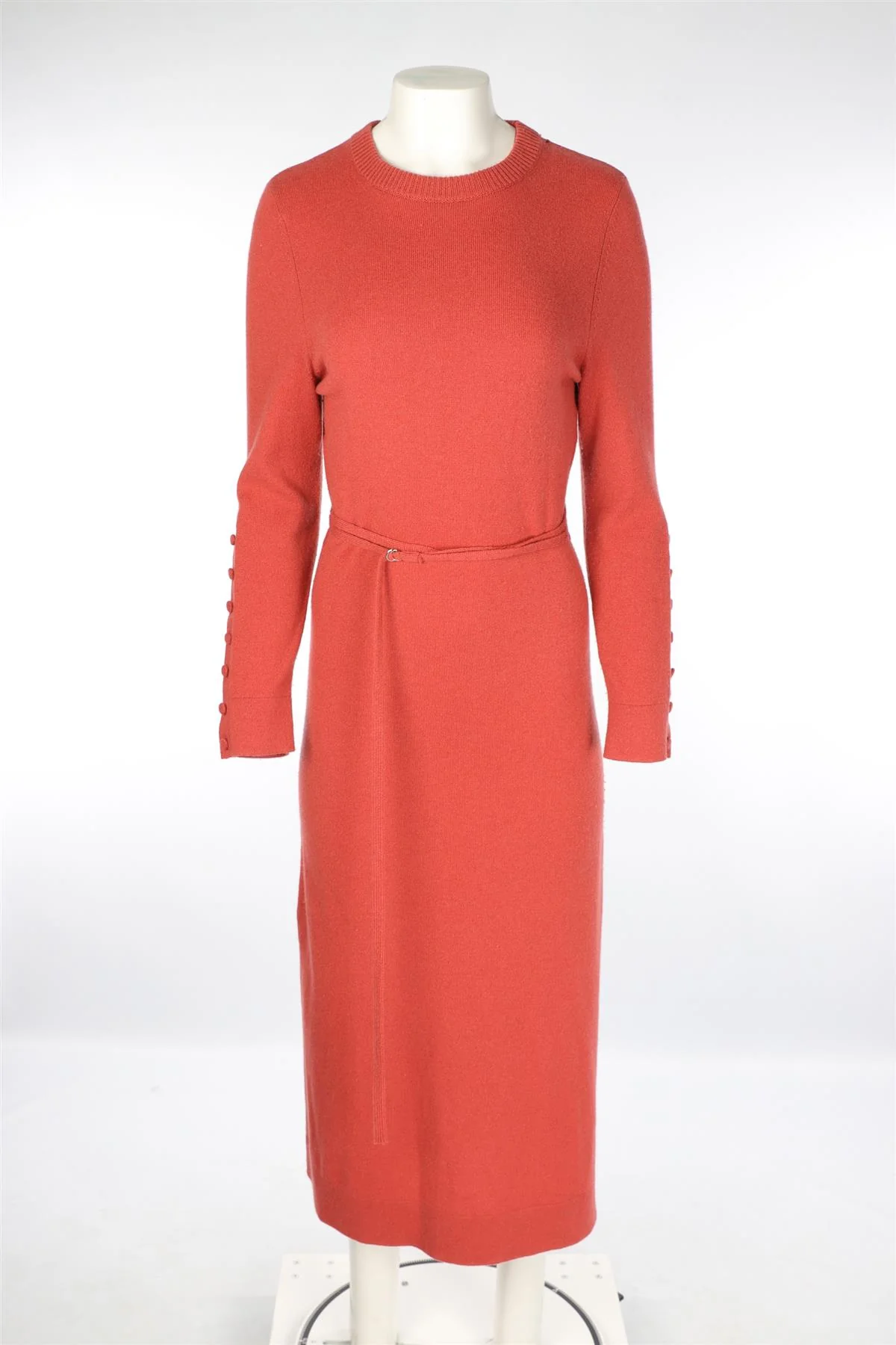 ALTUZARRA CORAL CASHMERE MAXI DRESS MEDIUM - Image 2