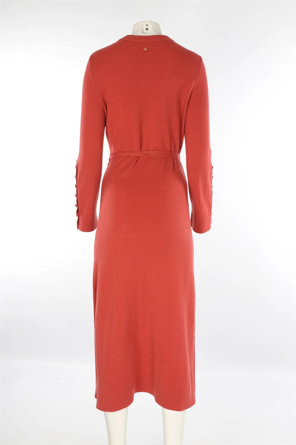 ALTUZARRA CORAL CASHMERE MAXI DRESS MEDIUM - Image 4