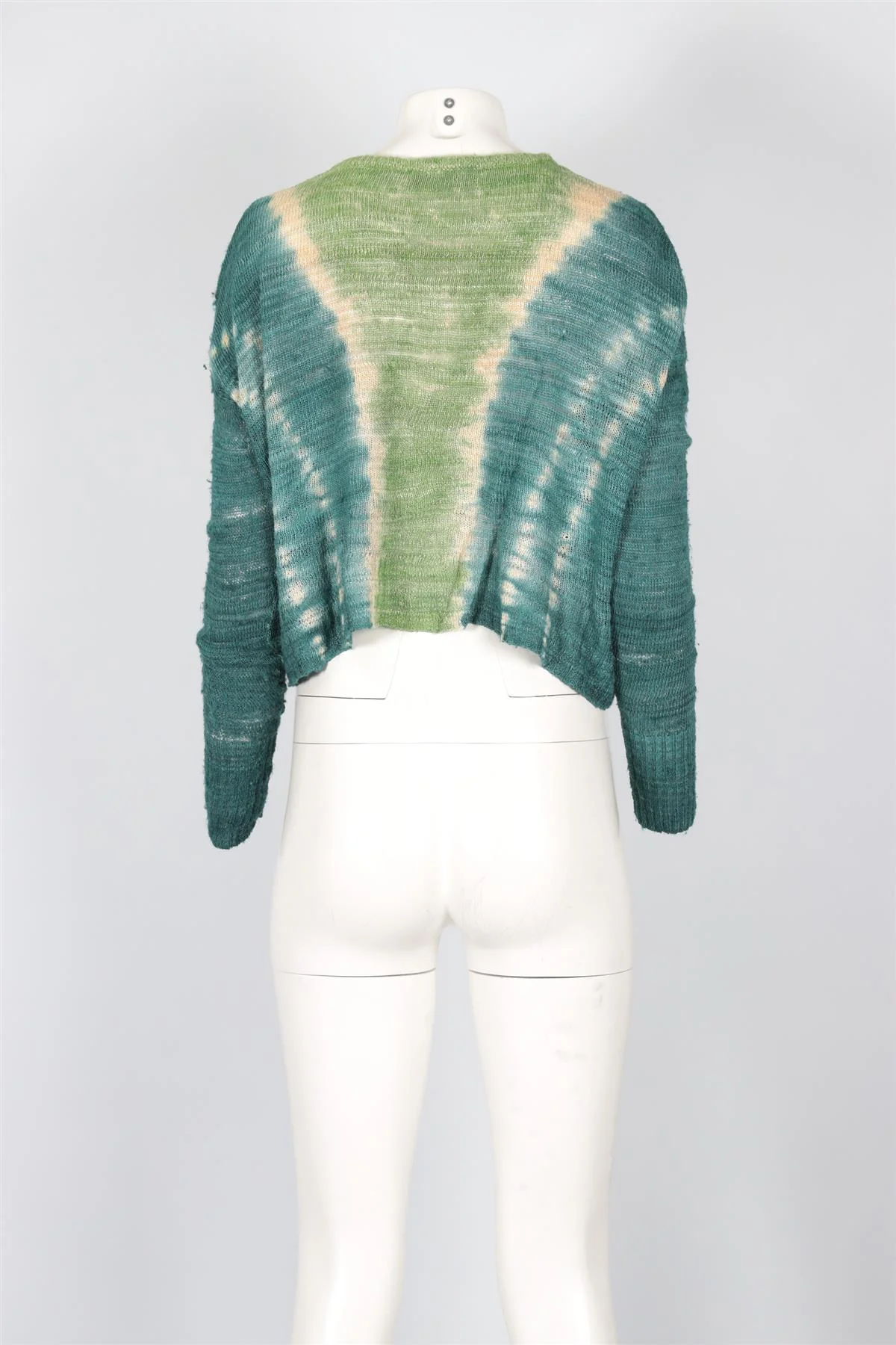 ALTUZARRA GREEN SILK SWEATER SMALL - Image 4