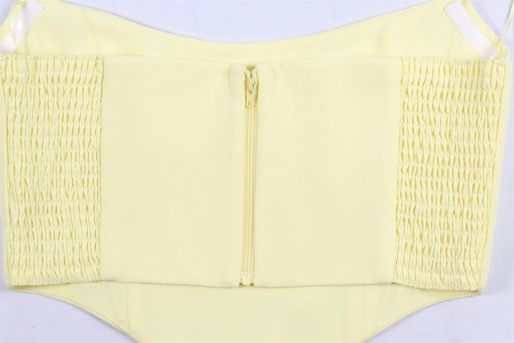 AMANDA UPRICHARD YELLOW CREPE TOP SMALL - Image 5