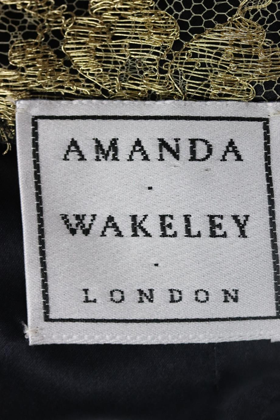 AMANDA WAKELEY LACE AND SILK MINI SKIRT XSMALL - Image 4