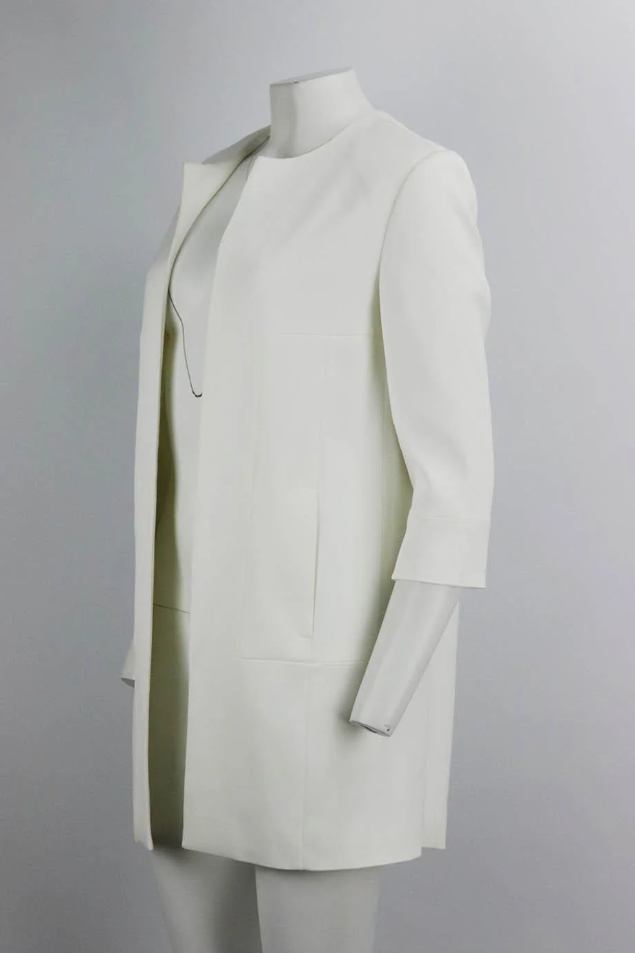 AMEN WOVEN COAT IT 42 UK 10 - Image 3