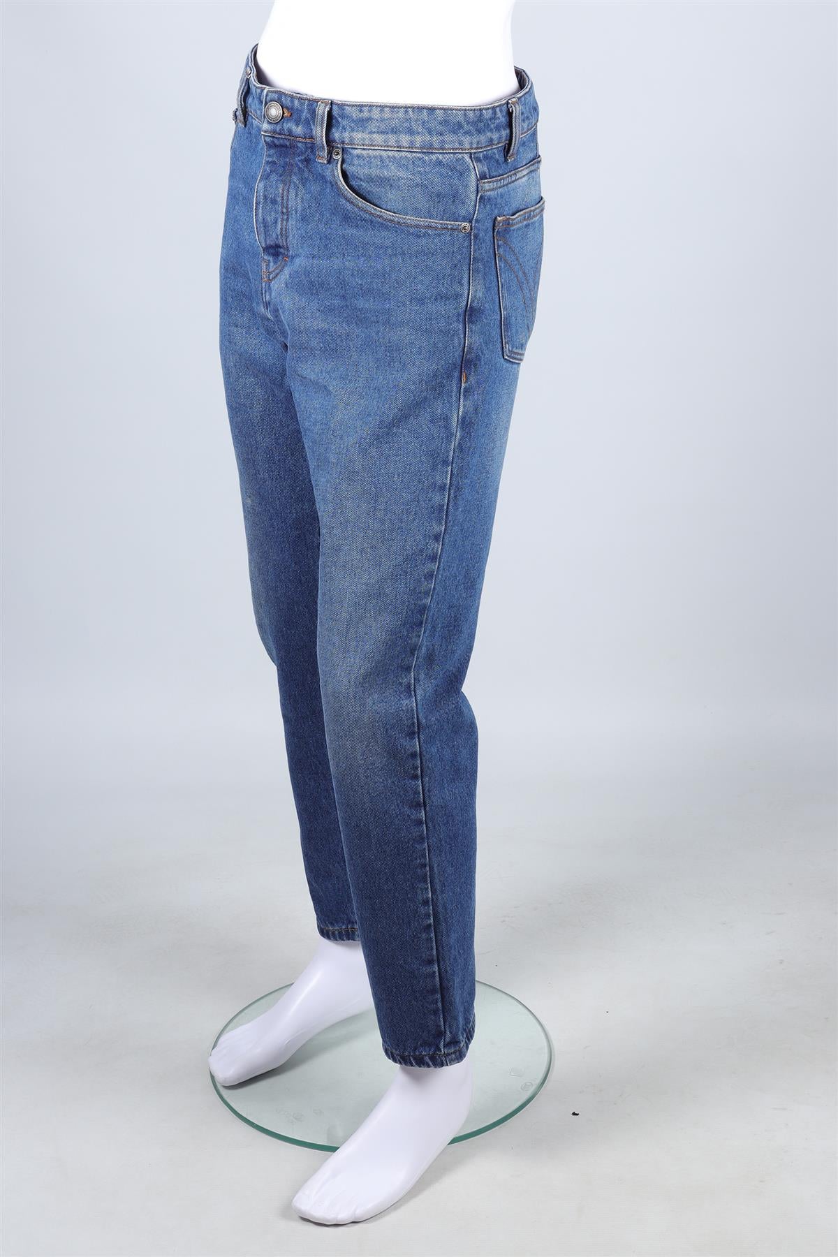 AMI PARIS BLUE MEN'S BLUE TAPERED JEANS UK/US WAIST 30 - Image 3