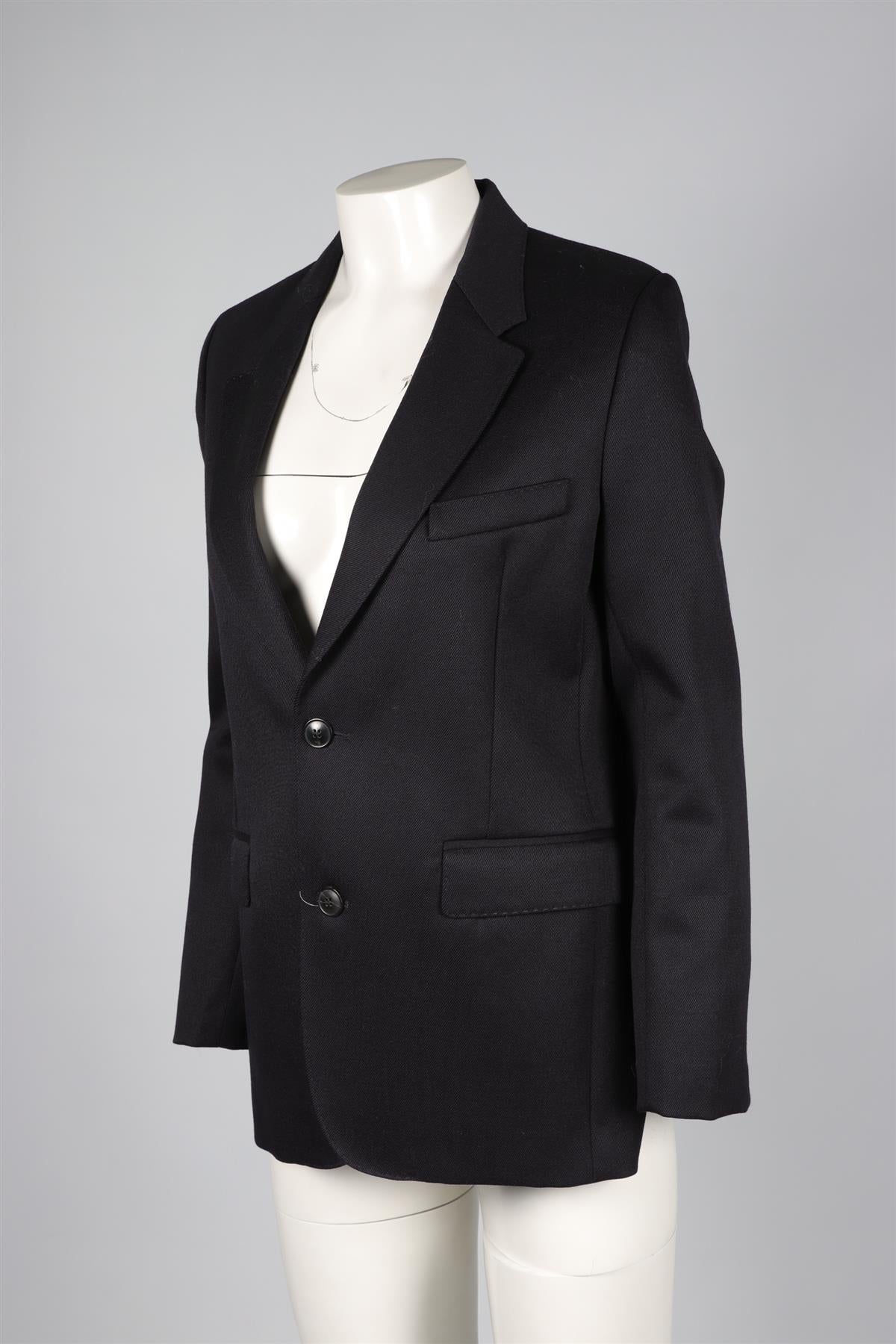 AMI PARIS NAVY WOOL BLAZER FR 38 UK 10 - Image 3