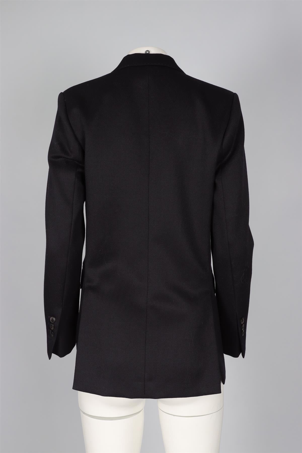 AMI PARIS NAVY WOOL BLAZER FR 38 UK 10 - Image 4