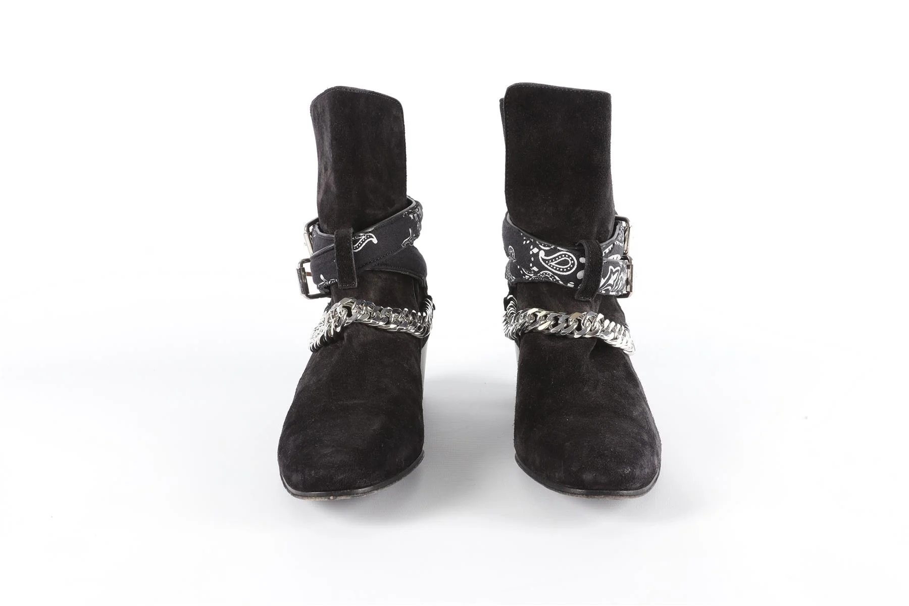 AMIRI BLACK SUEDE ANKLE BOOTS EU 39 UK 6, US 9 - Image 3
