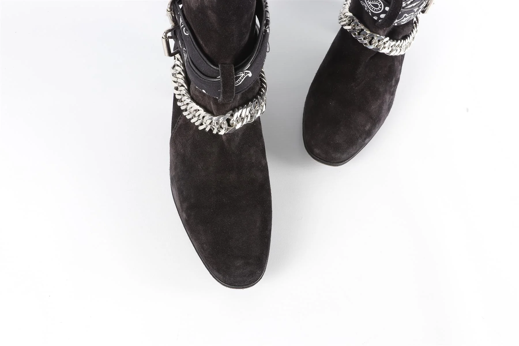 AMIRI BLACK SUEDE ANKLE BOOTS EU 39 UK 6, US 9 - Image 4