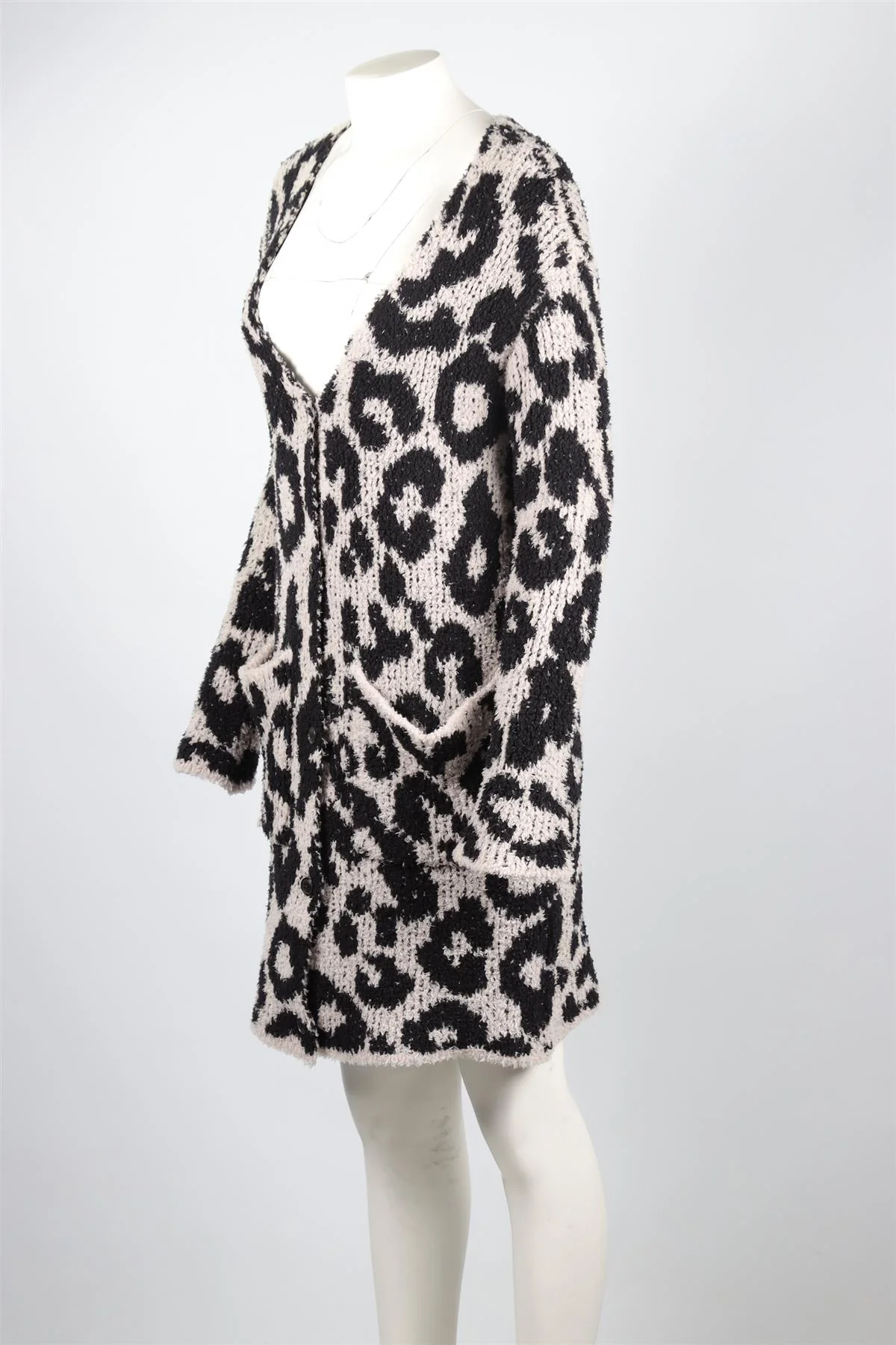 AMIRI BLACK WOOL CARDIGAN XSMALL - Image 3